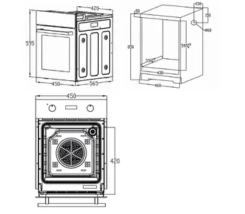 Духовой шкаф Evelux EO 410 B фото 3 Духовой шкаф Evelux EO 410 B фото 3